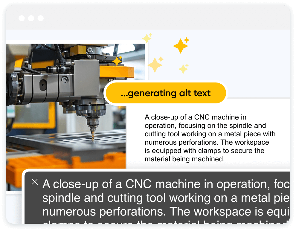 Automatic alt text