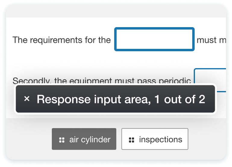 More accessible drag and drop question type enhancements